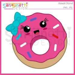 Kawaii donut clipart 4 » Clipart Portal