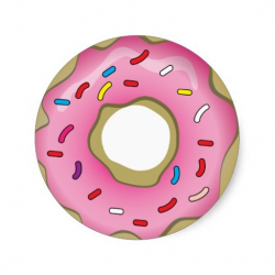 Pink donut clipart – Gclipart.com