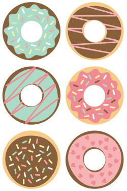 Donut Cut Files + Clip Art - Freebie Friday - Hey, Let\'s Make Stuff