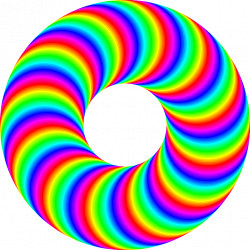 rainbow donut by 10binary on Clipart library - Clip Art Library