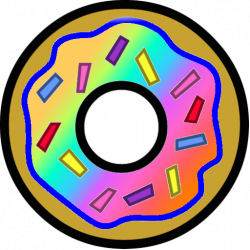 Transparent rainbow donut, Picture #1470985 transparent rainbow donut