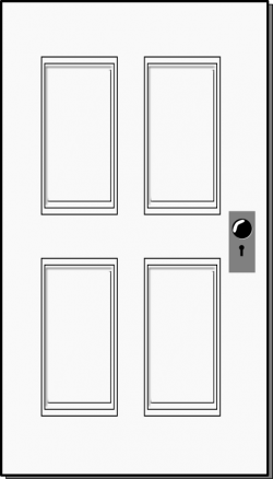 Free Black Door Cliparts, Download Free Clip Art, Free Clip ...