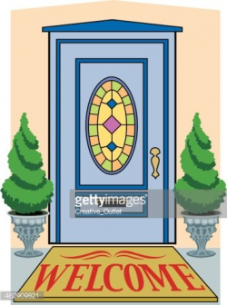 Door Welcome Mat C stock vectors - Clipart.me