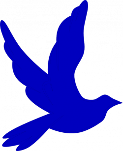 Blue Dove Clip Art at Clker.com - vector clip art online, royalty ...