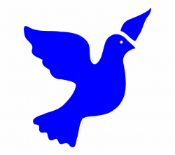 Confirmation Cross And Dove Png - Holy Spirit Blue Dove Clipart ...