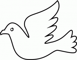 Dove Clipart Black And White | Free download best Dove Clipart Black ...