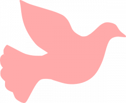 Pink Dove Clip Art at Clker.com - vector clip art online, royalty ...