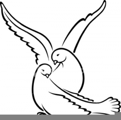 Wedding Dove Clipart | Free Images at Clker.com - vector clip art ...