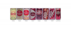 dr pepper design evolution - Creme de Mint Design