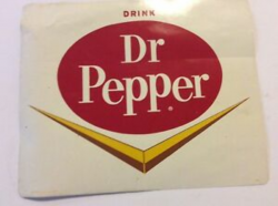 Details about Dr Pepper Rare 1960’s Original New Old Stock Decal