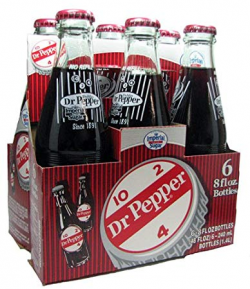 Dublin Original Dr. Pepper Made With Cane Sugar 8 oz. Glass Bottles