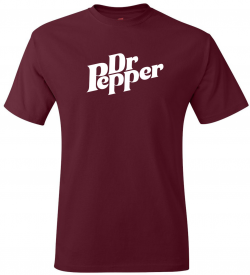 Dr Pepper Logo Vintage Funny Soda Pop Addict T-Shirt