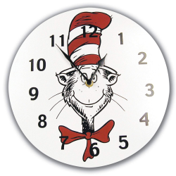Trend Lab Dr. Seuss Wall Clock, Cat In The Hat
