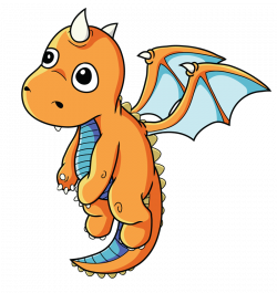 Free cartoon baby dragon clip art - Clipartix