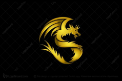 Exclusive Logo 50961, Golden Dragon Logo | Logos design ...