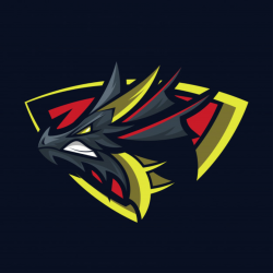 Dragon logo mascot design vector Vector | Premium Download