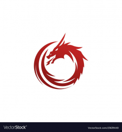Dragon logo template