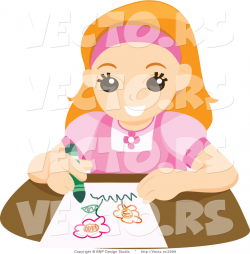 Little Girl Clipart Drawing