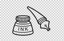Coloring book Fountain pen Drawing Gel pen, ink pot PNG ...