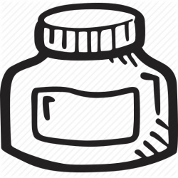 Black Line Background clipart - Bottle, transparent clip art