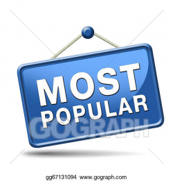 Drawing - Most popular sign. Clipart Drawing gg67131094 ...