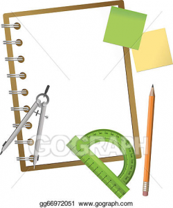 EPS Illustration - Technical drawing equipments. Vector ...