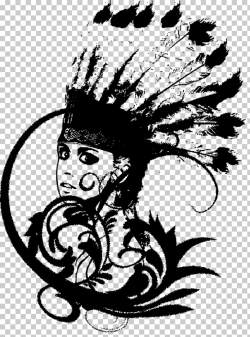 Drawing Visual arts Silhouette , American Indian PNG clipart ...