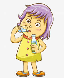 Girls drink water PNG clipart | free cliparts | UIHere