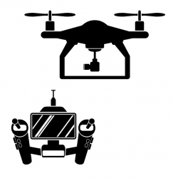 Drone | Pilot - Pictogram - Illustration - Free material