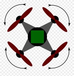 Quadcopter Stabilization Scheme - Png Drone Top View Clipart ...