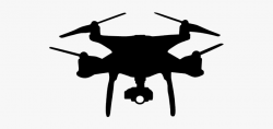 Drone Clipart Transparent Background - Black And White Drone ...