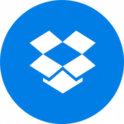 Cloud cloud storage dropbox round icon - Popular Services ...
