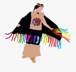 Dancer Clipart Pow Wow - Native American Pow Wow Art #410335 ...