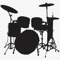 White Background clipart - Drum, Silhouette, Music ...