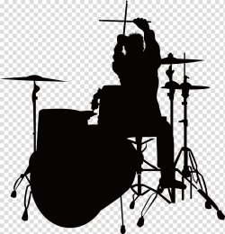 Drummer silhouette art, drummer transparent background PNG ...