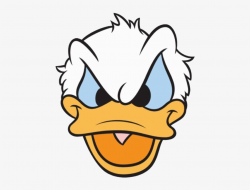 Donald Duck Clipart Mad - Donald Duck Angry Face - Free Transparent ...