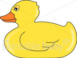 Happy Rubber Duck Clipart | Rubber Ducky Clipart