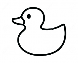 Rubber Duck Outline | Free download best Rubber Duck Outline on ...