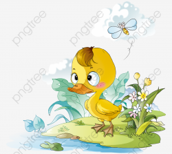 Lovely Duck Walking, Duck Clipart, Walking Clipart PNG Transparent ...
