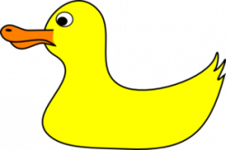 Yellow Duck Clip Art at Clker.com - vector clip art online, royalty ...