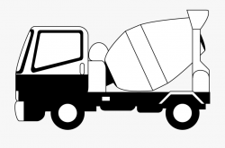 Cement Truck Clip Art - Concrete Mixer Truck Clipart #98027 ...