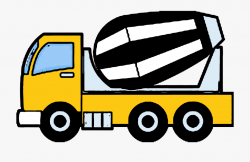 Cement Truck Construction Clipart Png - Cement Truck Clip ...