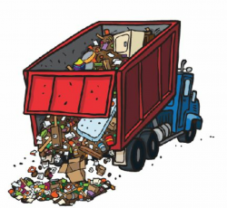 Dump Truck Dumping Trash | Clipart | Social Studies | Image ...