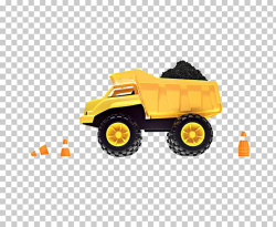 Dump truck Toy Stock photography Haul truck, Yellow toys PNG ...