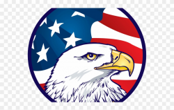 Drawn American Flag Transparent Background - American Eagle Clipart ...