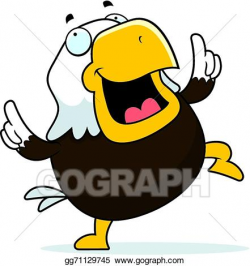 Vector Stock - Bald eagle dancing. Clipart Illustration gg71129745 ...