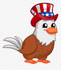 Eagle Free To Use Clip Art - Patriotic Eagle Clipart - Png Download ...