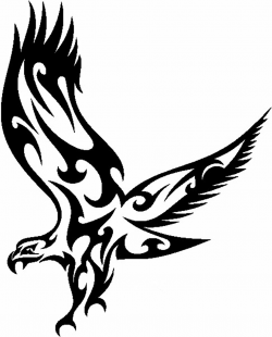 Mexican Eagle Tribal Clipart | Free download best Mexican Eagle ...