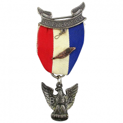Vintage Sterling Silver BSA Boy Scouts of America Eagle Scout Medal