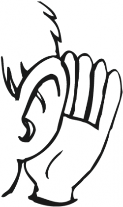 Free Ear Clipart Black And White, Download Free Clip Art ...